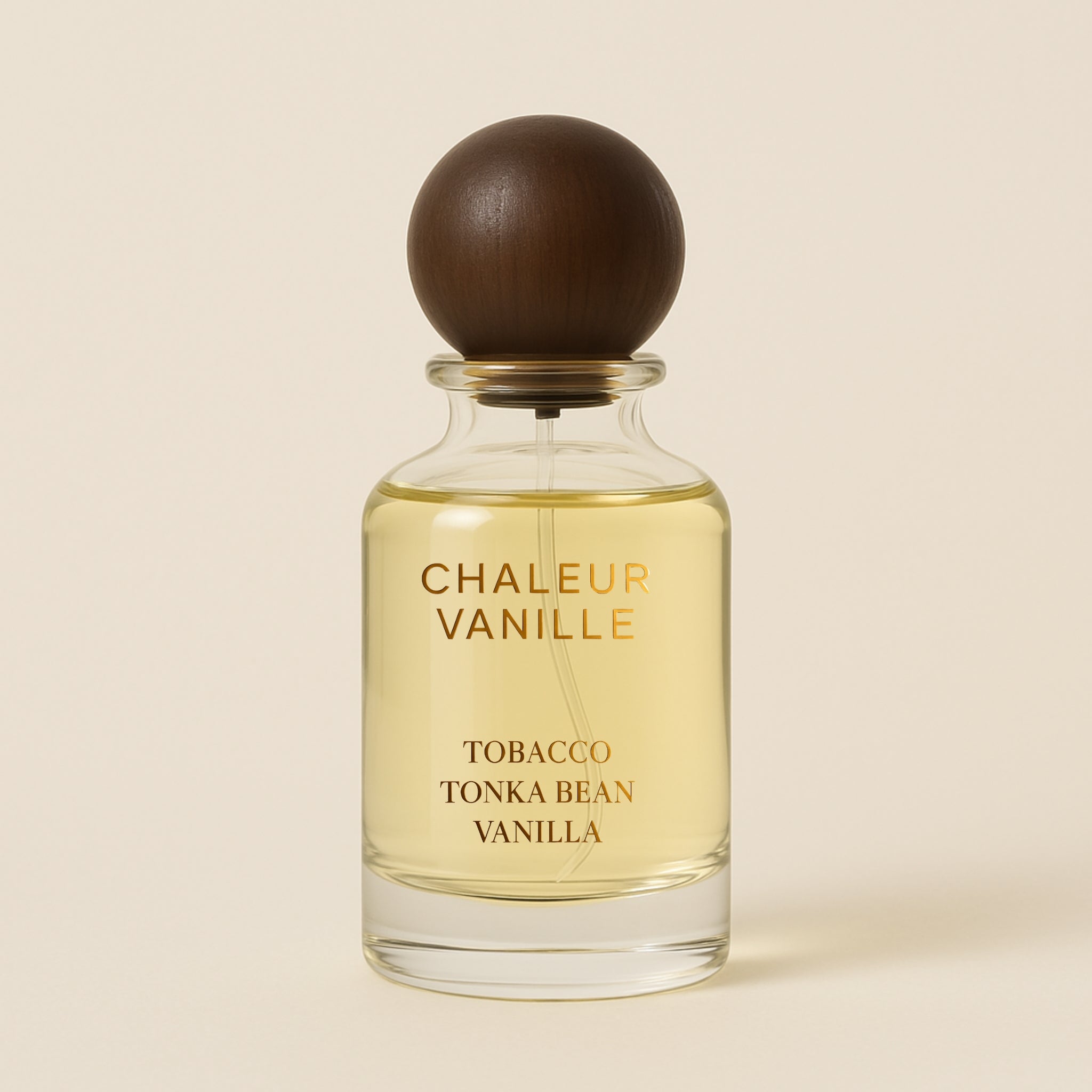 Chaleur Vanilla 50ml Eau de Parfum – elegant mid-size fragrance with spicy-sweet character and creamy depth