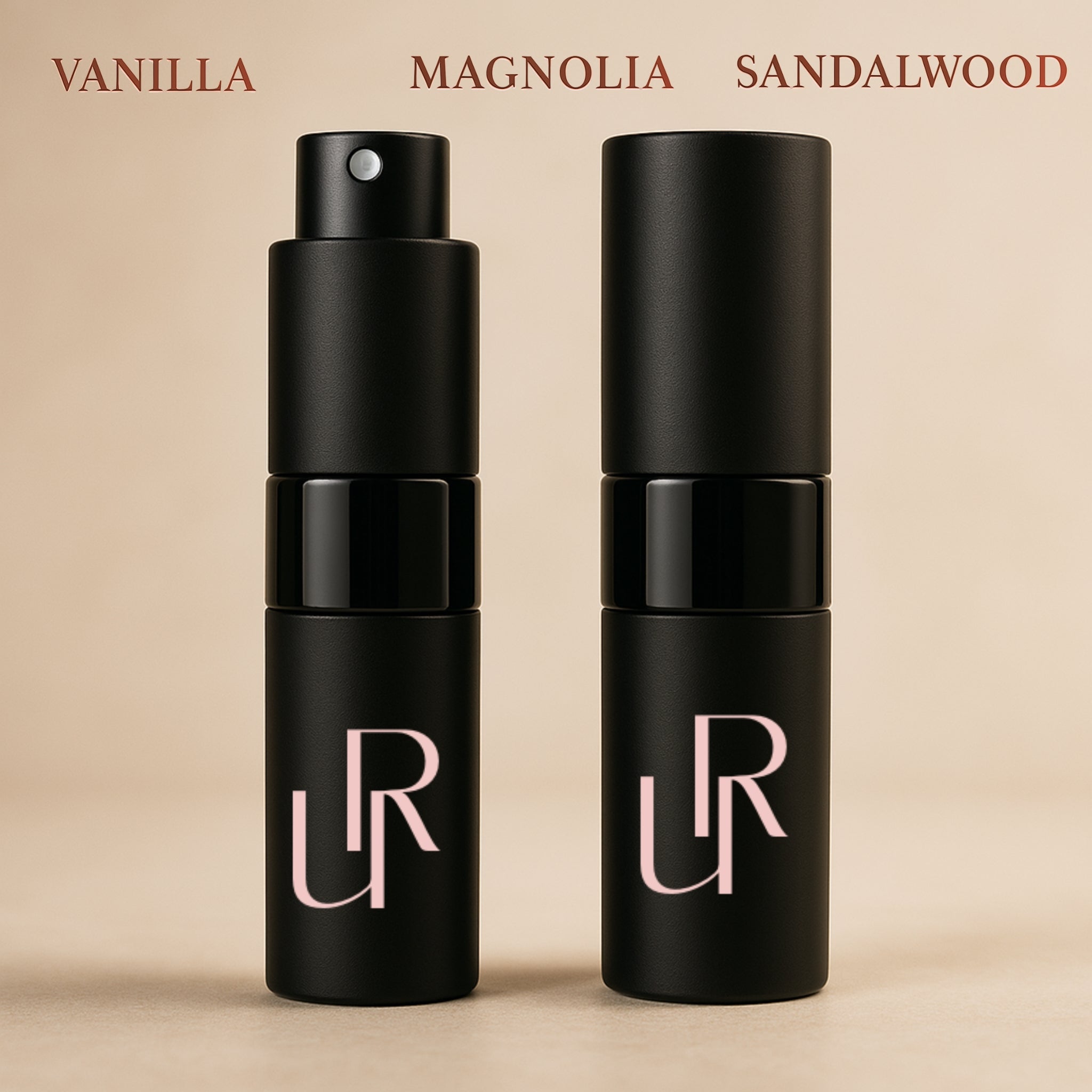 Épure Magnolia 8ml travel spray – compact fragrance with soft powdery tones and luminous white flower accords