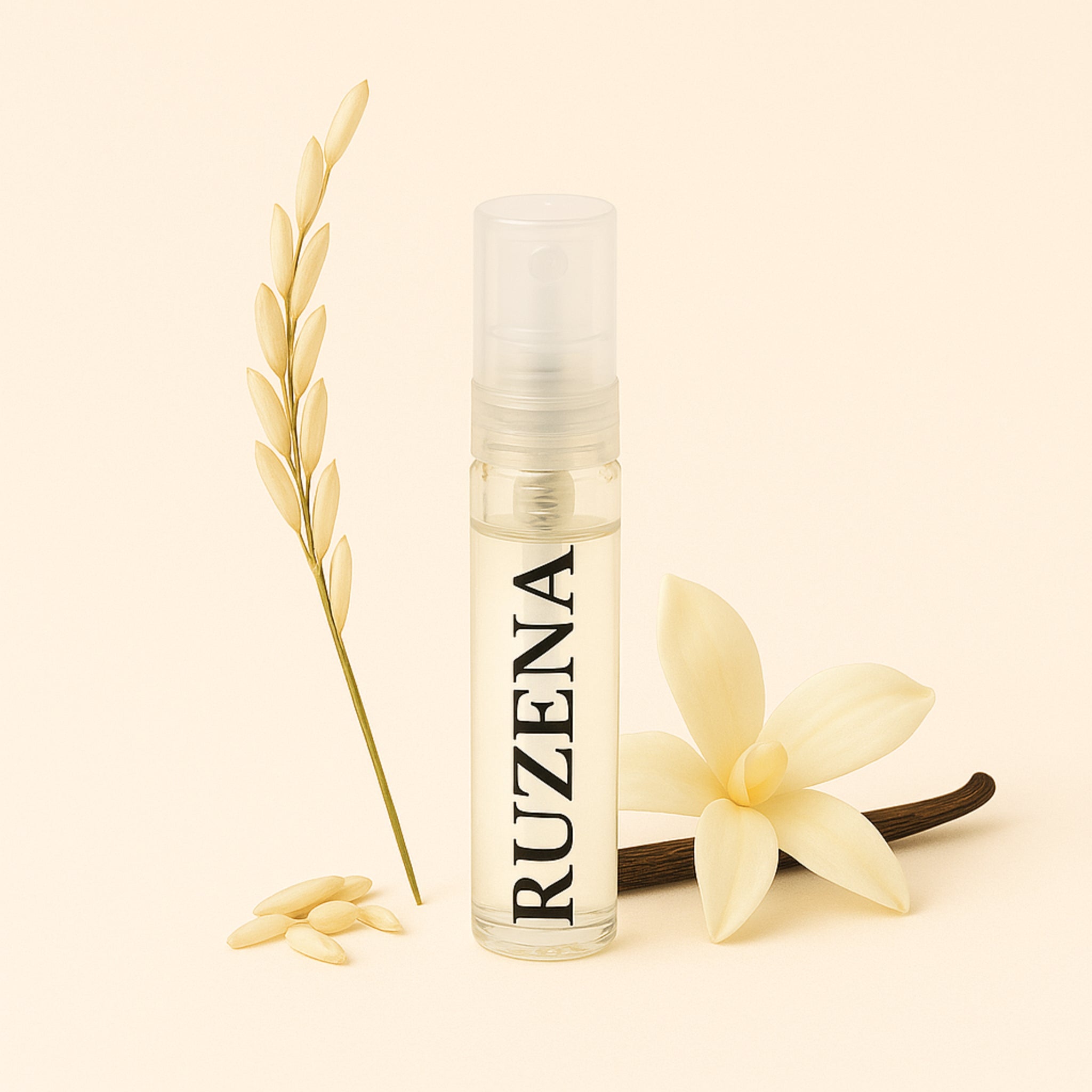 Épure Magnolia 5ml perfume sample – mini vial showcasing a creamy magnolia-forward scent with subtle sophistication