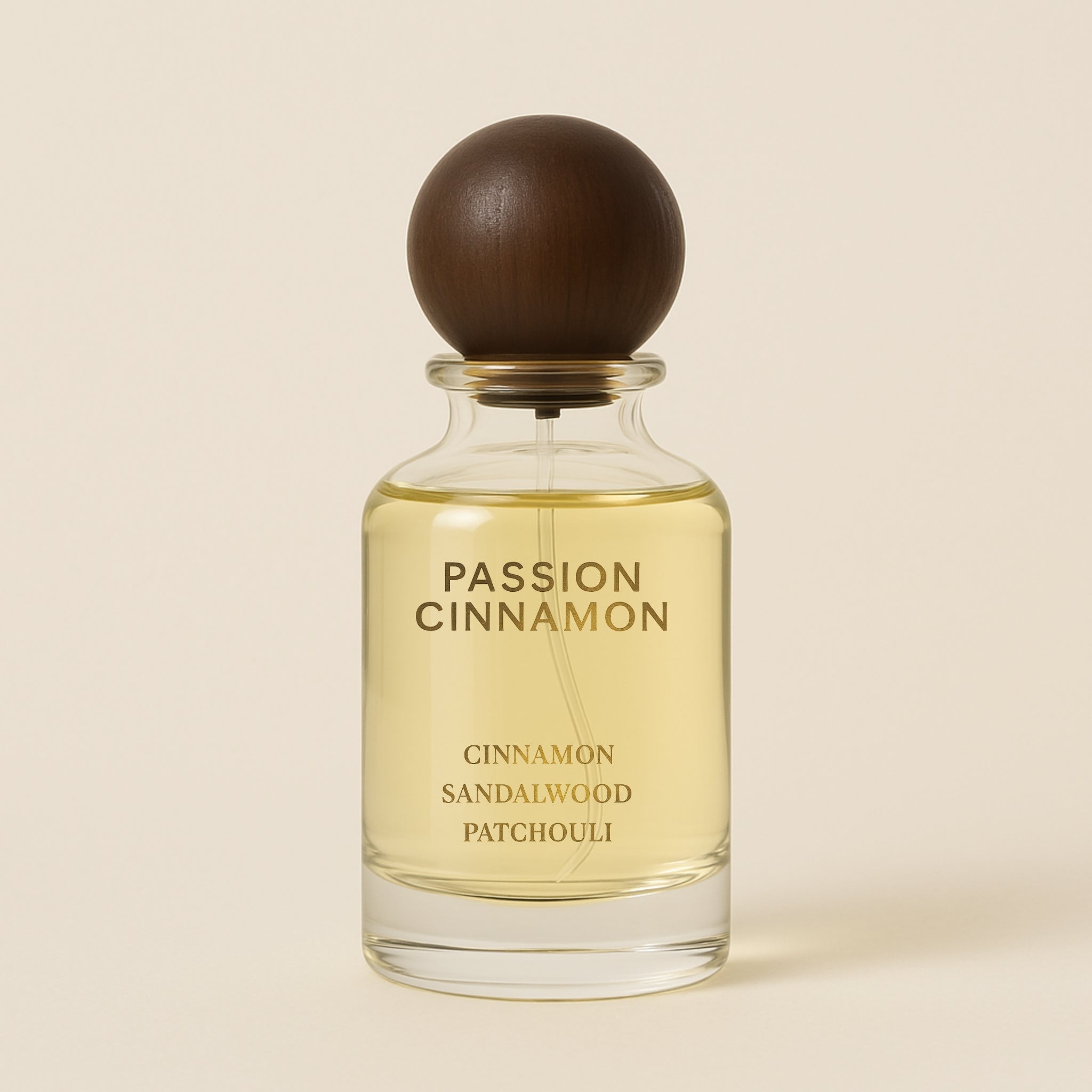 Passion Cinnamon 50ml Eau de Parfum – mid-size bottle capturing warm oriental notes and rich resin undertones