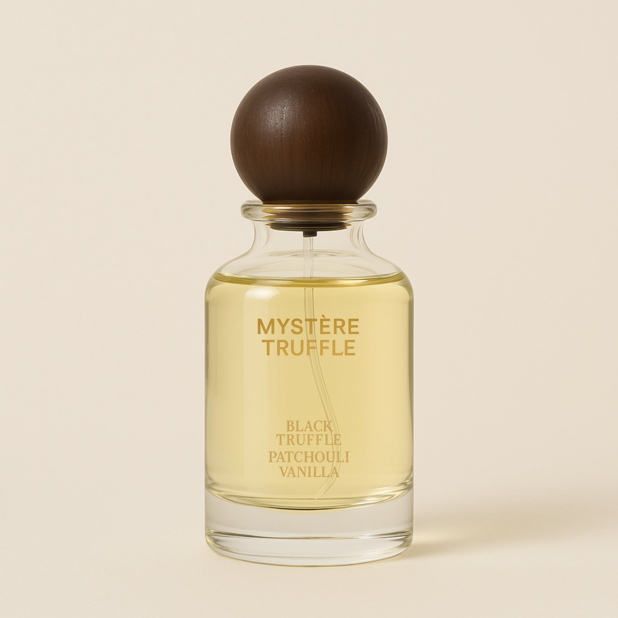  Mystère Truffle 50ml Eau de Parfum – mid-size bottle delivering a bold oriental fragrance with earthy and sensual undertones